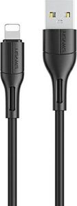 Kabel USB Usams USB-A - Lightning 1 m Czarny (SJ500USB01) 1