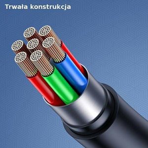 Kabel USB Usams USB-A - Lightning 1 m Czarny (SJ500USB01) 3