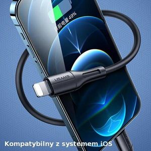 Kabel USB Usams USB-A - Lightning 1 m Niebieski (SJ500USB03) 5