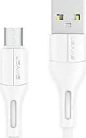 Kabel USB Usams USB-A - microUSB 1 m Biały (SJ502USB02) 1