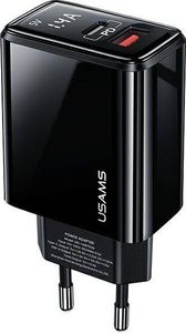 Ładowarka Usams US-CC133 1x USB-A 1x USB-C 3.4 A (CC133TC01) 1