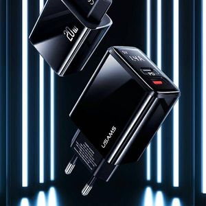 Ładowarka Usams US-CC133 1x USB-A 1x USB-C 3.4 A (CC133TC01) 2