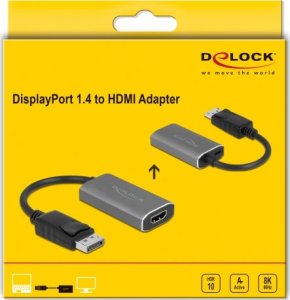 Adapter AV Delock DeLOCK DP Port 1.4> HDMI Ada 8K + HDR - 63118 1