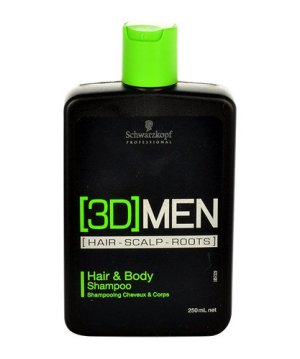 Schwarzkopf 3DMEN Hair & Body Shampoo Szampon do włosów 250ml 1