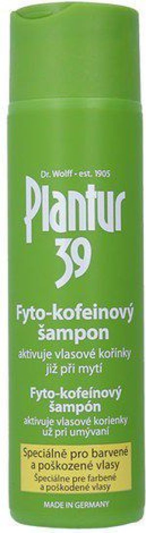 Dr. Wolff Plantur 39 Phyto-Coffein Shampoo Colored Hair 250 ml 1