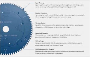 Bosch Bosch circular saw blade EX WO B 260x30-60 - 2608644082 8