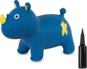 Sun Baby Skoczek gumowy nosorożec - niebieski 1