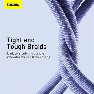 Kabel USB Baseus USB-A - Lightning 1.2 m Fioletowy (6932172602703) 6