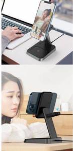 Tech-Protect TECH-PROTECT W68 3IN1 MAGNETIC MAGSAFE WIRELESS CHARGER BLACK 9