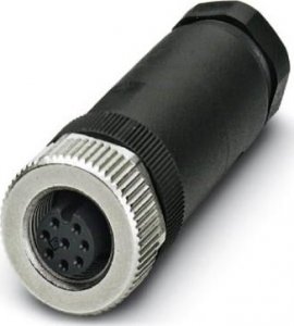 Phoenix Contact Złącze wtykowe 8-pinów gniazdo proste M12 na kabel 6-8mm SACC-M12FS-8CON-PG9-M 1513347 1