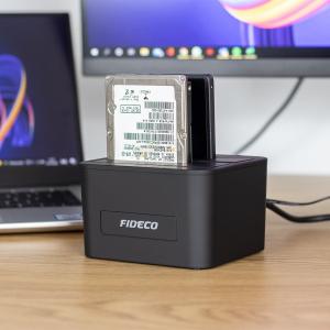 Stacja dokująca Fideco 2x 2.5"/3.5" SATA - USB 3.2 Gen 1 (YBZ04-S2-U3) 2