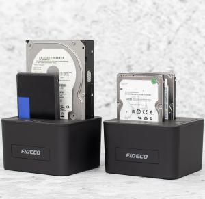 Stacja dokująca Fideco 2x 2.5"/3.5" SATA - USB 3.2 Gen 1 (YBZ04-S2-U3) 4