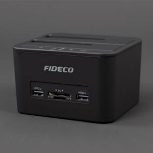 Stacja dokująca Fideco 2x 2.5"/3.5" SATA - USB 3.2 Gen 1 (YPZ04-S2HC) 3