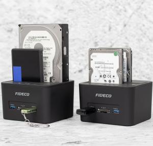 Stacja dokująca Fideco 2x 2.5"/3.5" SATA - USB 3.2 Gen 1 (YPZ04-S2HC) 6