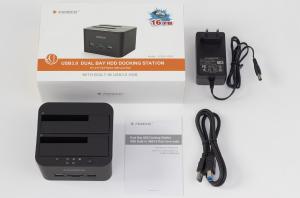 Stacja dokująca Fideco 2x 2.5"/3.5" SATA - USB 3.2 Gen 1 (YPZ04-S2HC) 8