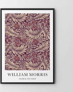 Hog Studio William Morris Floral Pattern (A4 (21x29.7cm)) 1