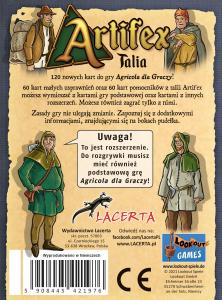 Lacerta Dodatek do gry Agricola (wersja dla graczy): Talia Artifex 5