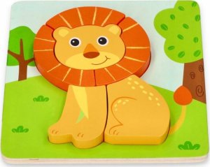 Lelin Zestaw czterech Układanek ze zwierzątkami 7