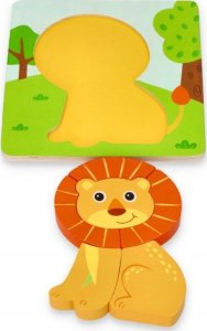 Lelin Zestaw czterech Układanek ze zwierzątkami 8