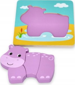 Lelin Zestaw czterech Układanek ze zwierzątkami 9