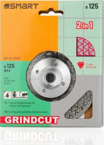 Smart tarcza diamentowa grindcut 125mm SM-10-125GC 2