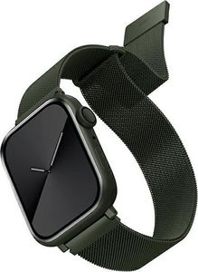Uniq UNIQ pasek Dante Apple Watch Series 4/5/6/7/SE 38/40/41mm. Stainless Steel zielony/green 1