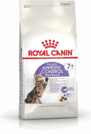 Royal Canin Sterilised Appetite Control +7 karma sucha dla kotów starszych, sterylizowanych, domagających się jedzenia 3.5 kg 1