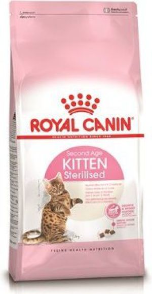 Royal Canin Kitten Sterilised karma sucha dla kociąt od 4 do 12 miesiąca życia, sterylizowanych 2 kg 1