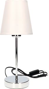 Lampa stołowa STRUHM Lampka nocna stołowa biurkowa biała chrom Vitalux 1