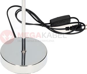 Lampa stołowa STRUHM Lampka nocna stołowa biurkowa biała chrom Vitalux 3