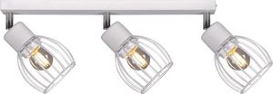 Lampa sufitowa KAJA OŚWIETLENIE Lampa plafon MIKA K-4576 III biała STR E27 Kaja 1