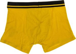 Pepco PEPCO Bokserki męskie z zabawnym wzorem L Ciemnożółty 2