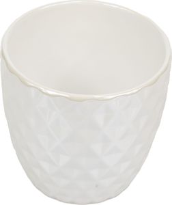 Pepco PEPCO Osłonka cermiczna, 17x15.5cm Biały 1