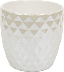 Pepco PEPCO Osłonka cermiczna, 17x15.5cm Biały 2