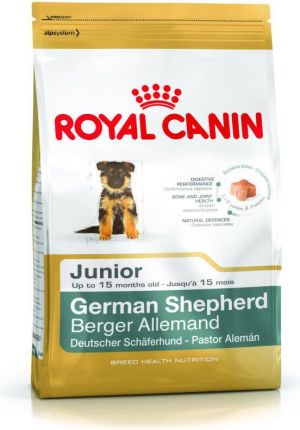 Royal Canin German Shepherd Junior karma sucha dla szczeniąt do 15 miesiąca, rasy owczarek niemiecki 12 kg 1