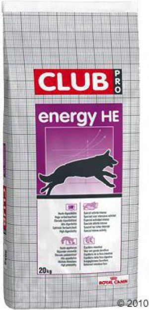 Royal Canin Club Energy HE karma sucha dla psów dorosłych bardzo aktywnych lub pracujących 20kg 1