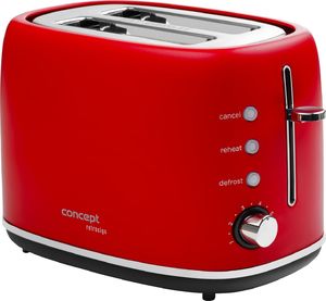 Toster Concept Toster Concept TE2062 Retrosign czerwony 2
