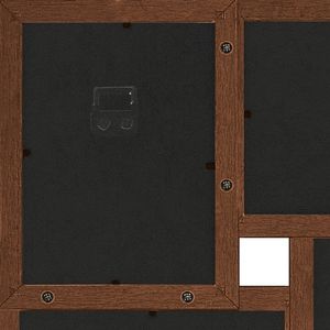 Ramka vidaXL Ramka na 24 zdjęcia 10x15 cm, ciemnobrązowa, MDF 6