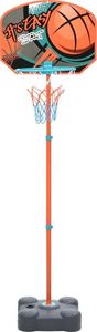 vidaXL Przenośny zestaw do koszykówki, regulowany, 109-141 cm 2