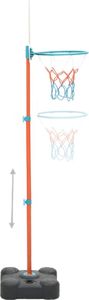 vidaXL Przenośny zestaw do koszykówki, regulowany, 109-141 cm 4