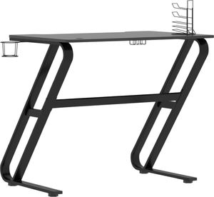 Biurko vidaXL 325410 Czarne 90 cmx60 cm 4