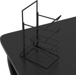 Biurko vidaXL 325410 Czarne 90 cmx60 cm 6