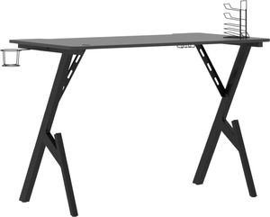 Biurko vidaXL 325406 Czarne 110 cmx60 cm 5