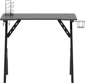 Biurko vidaXL 325404 Czarne 90 cmx60 cm 3