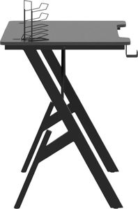 Biurko vidaXL 325404 Czarne 90 cmx60 cm 4