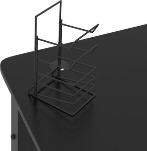 Biurko vidaXL 325402 Czarne 110 cmx60 cm 8