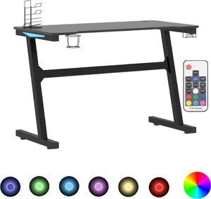 Biurko vidaXL 325420 Czarne 110 cmx60 cm 3