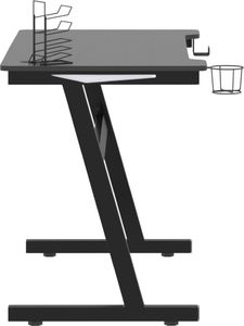 Biurko vidaXL 325420 Czarne 110 cmx60 cm 5