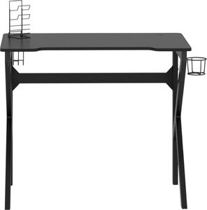 Biurko vidaXL 325400 Czarne 90 cmx60 cm 3