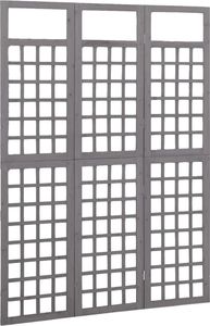 vidaXL Parawan pokojowy 3-panelowy/trejaż, drewno jodłowe, 121x180 cm 3